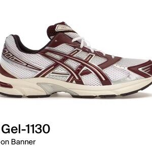 ASICS Gel-1130 White Maroon Banner size - 10.5 Men’s